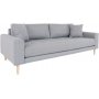 Lido 3-seters sofa - Lysegr