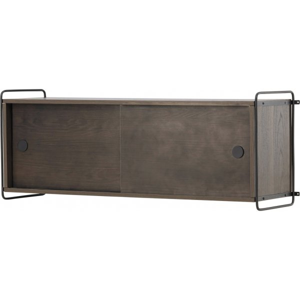 Paris veggskap 48 x 122 cm - Sort/Mocca Paris veggskap 48 x 122 cm - Sort/Mocca