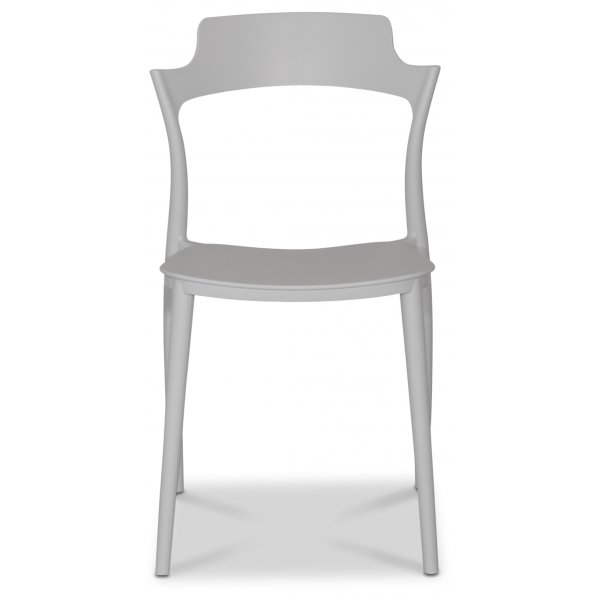 Abbe spisestol stabelbar - Gr (Plast)