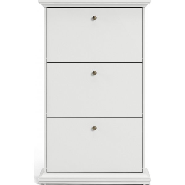 Paris skoskap - Hvit