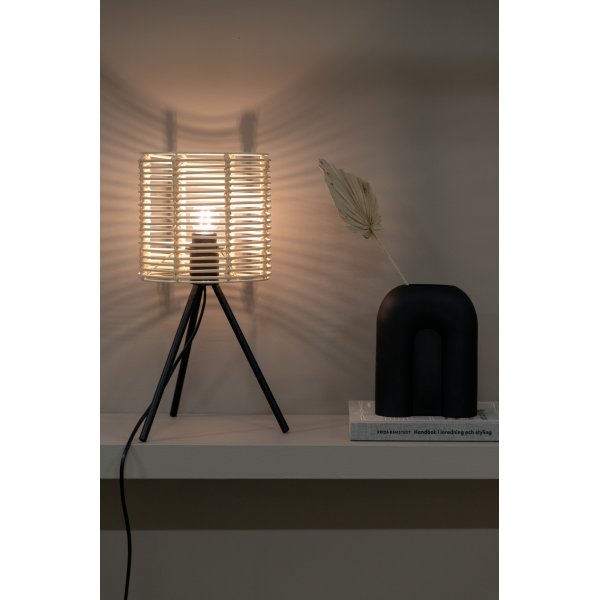 Wicky bordlampe - Svart/rotting Wicky bordlampe - Svart/rotting