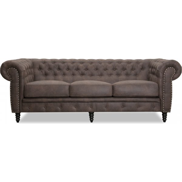 Soffa Ashford Chesterfield - 214 cm + Flekkfjerner for mbler