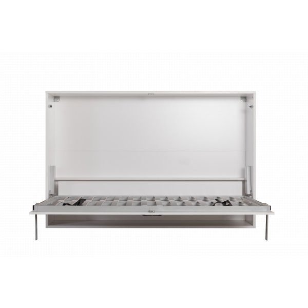 Veggseng 120×200 cm horisontal - Hvit - Compact Living Veggseng 120×200 cm horisontal - Hvit - Compact Living