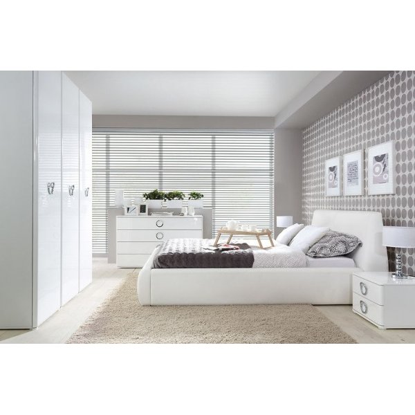 Kai nattbord - Hvit høyglans Kai nattbord - Hvit høyglans