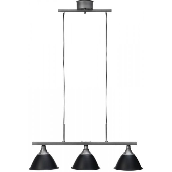 Arn taklampe - Svart/tinn