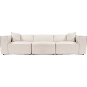 Lora 3-seters sofa - Lysebrun