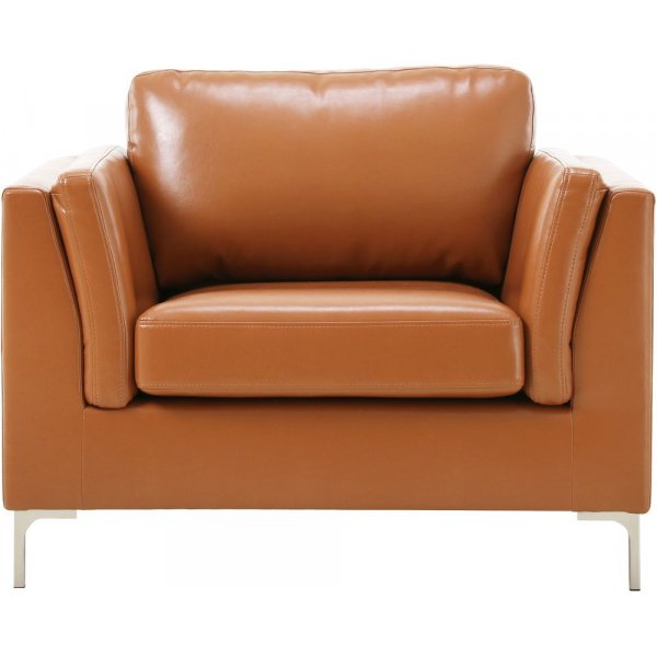 Cansas lenestol - Cognac PU + Tekstilrens for møbler Cansas lenestol - Cognac PU + Tekstilrens for møbler