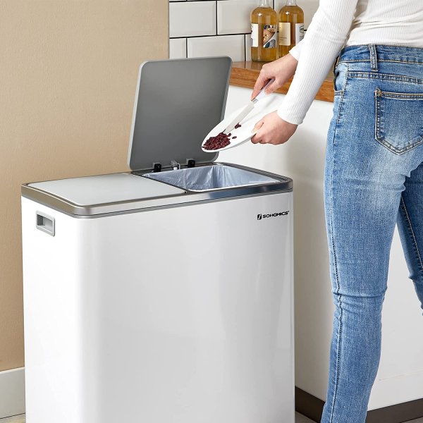 Daloa avfallsbeholder 60 l - Hvit Daloa avfallsbeholder 60 l - Hvit