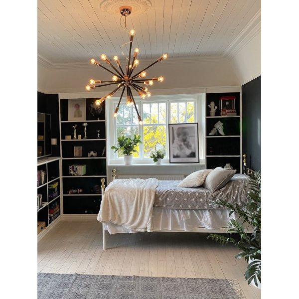 Taklampe Ray - Kobber / svart Taklampe Ray - Kobber / svart