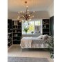 Taklampe Ray - Kobber / svart