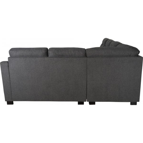 Salem hjørnesofa i mørkegrå stoff Salem hjørnesofa i mørkegrå stoff