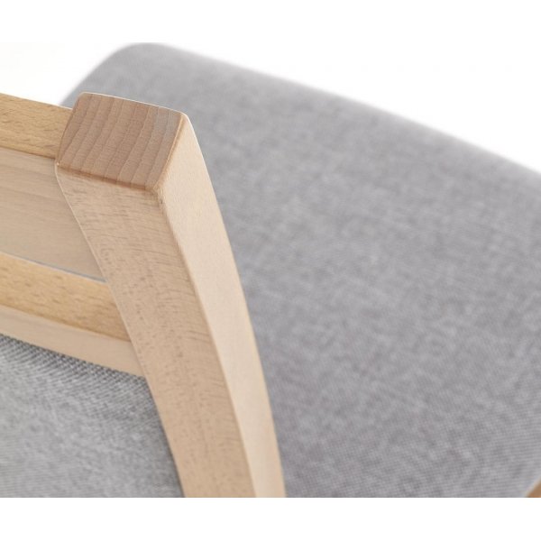 Stol Libby - Grå og eik Stol Libby - Grå og eik