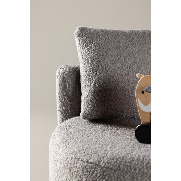 Kelso 2-seters barnesofa - Grå teddy Kelso 2-seters barnesofa - Grå teddy