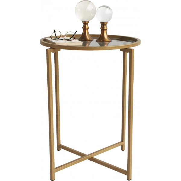 Sephyr salongbord Ø50 cm - Gull/fume Sephyr salongbord Ø50 cm - Gull/fume