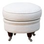 Howard Luxor Fotskammel rund - Brun beige