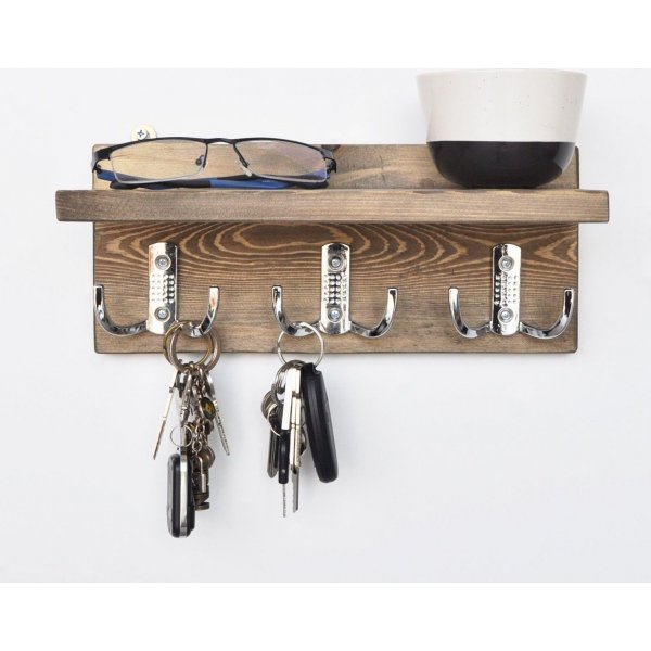 Abstrakt vegghylle 31 - Valn�tt