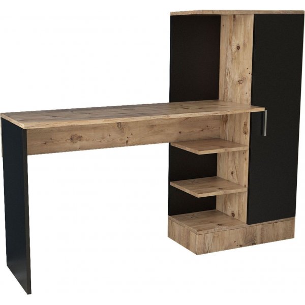 Laura skrivebord - Furu/svart Laura skrivebord - Furu/svart