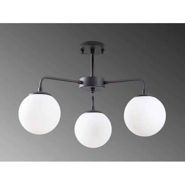 Viran taklampe 11006 - Sort/hvit Viran taklampe 11006 - Sort/hvit