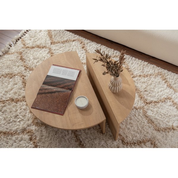 Orion salongbord 90 x 90 cm - Eik Orion salongbord 90 x 90 cm - Eik