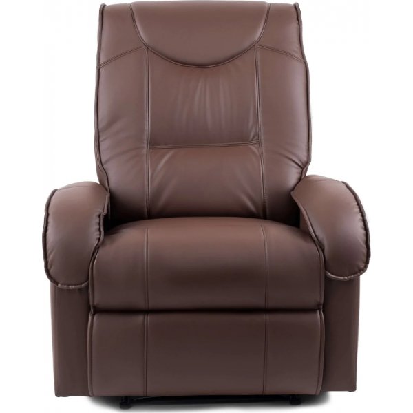 Jacqueline hvilestol i brunt øko-skinn Jacqueline hvilestol i brunt øko-skinn