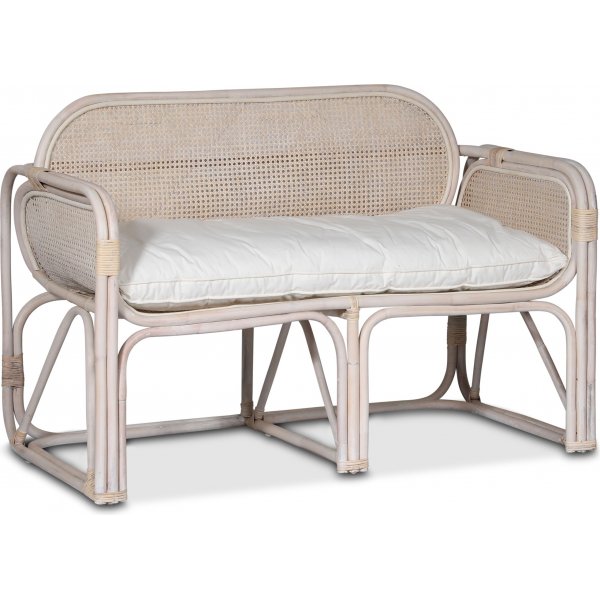 Glory Webbing 2-seters sofa - Rotting/Whitewash + Flekkfjerner for mbler