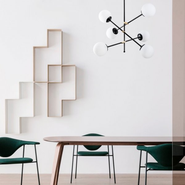 Marty taklampe 105 - Sort/hvit Marty taklampe 105 - Sort/hvit