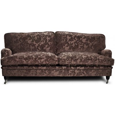 Howard Sir William 3-seter sofa (Dun) - Mobus Chocolate Floral