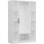 Orizzo garderobe 180x52x180 cm - Hvit