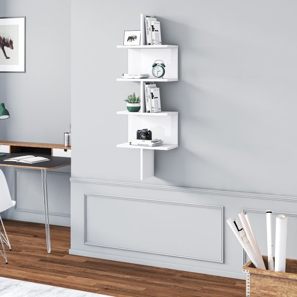 Otto vegghylle - Hvit Otto vegghylle - Hvit