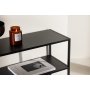 Georgetown sidebord 30 x 80 cm - Sort
