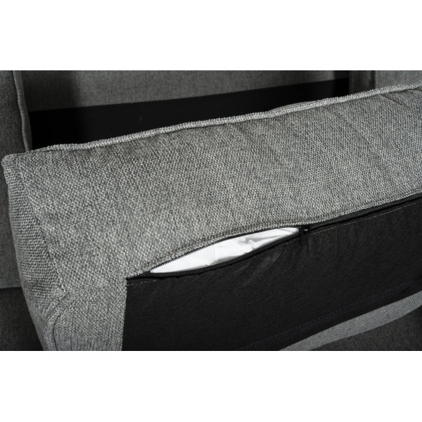 Howard-sofa med sjeselong - Grå Howard-sofa med sjeselong - Grå