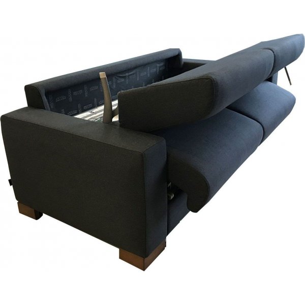 Kansas 3-seters sovesofa - Svart Kansas 3-seters sovesofa - Svart