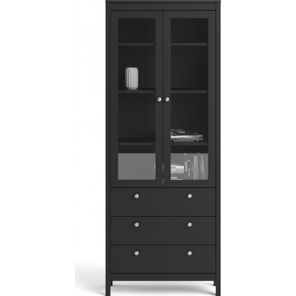 Madrid vitrineskap - Sort Madrid vitrineskap - Sort