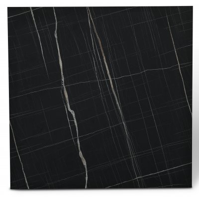 Sintorp salongbord - Svart/svart marmorimitasjon + Mbelpleiesett for tekstiler