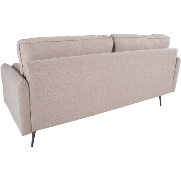 Imola 2,5-seters sofa - Beige/Svart