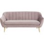 Doria sofa 3-seters sofa - Rosa