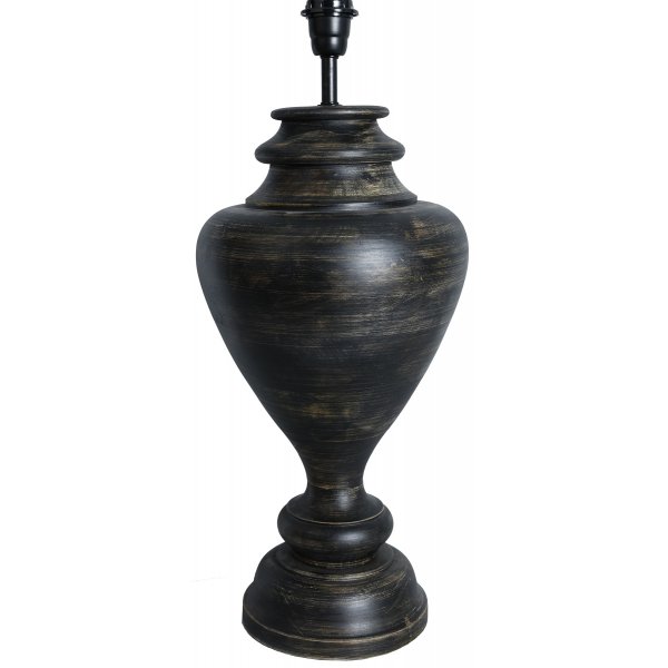 Mango lampefot H65 cm - Blackwash