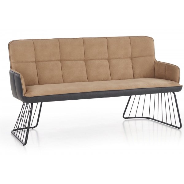 Sean sofa - Lys brun/svart