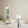 Gondol bordlampe - Slv/hvit