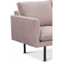 Carolina 3-seter sofa - Lysrosa flyel