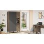 Aristo garderobe - Brun/antrasitt