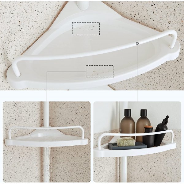 Abarema dusjhylle - Hvit Abarema dusjhylle - Hvit