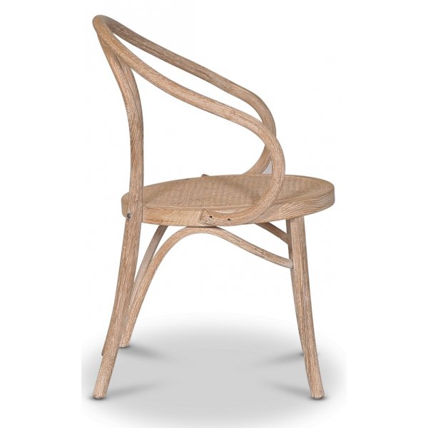 Danderyd No.30 lenestol byd tre - whitewash / Rotting