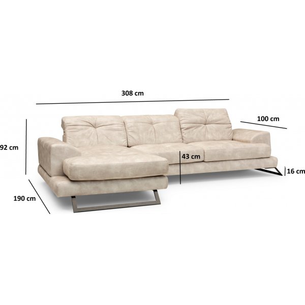Frido divansofa - Beige Frido divansofa - Beige