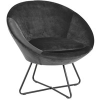 Njord lenestol - Mørkegrå velour Njord lenestol - Mørkegrå velour