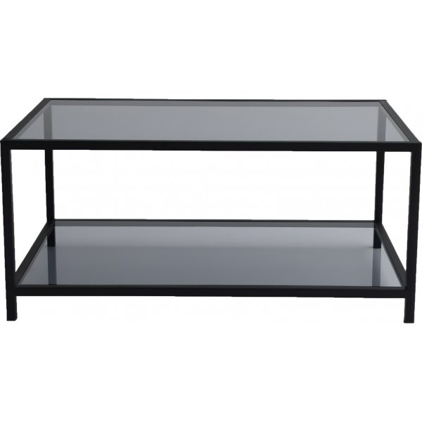 Astro salongbord 90 x 60 cm - Sort/røyk Astro salongbord 90 x 60 cm - Sort/røyk