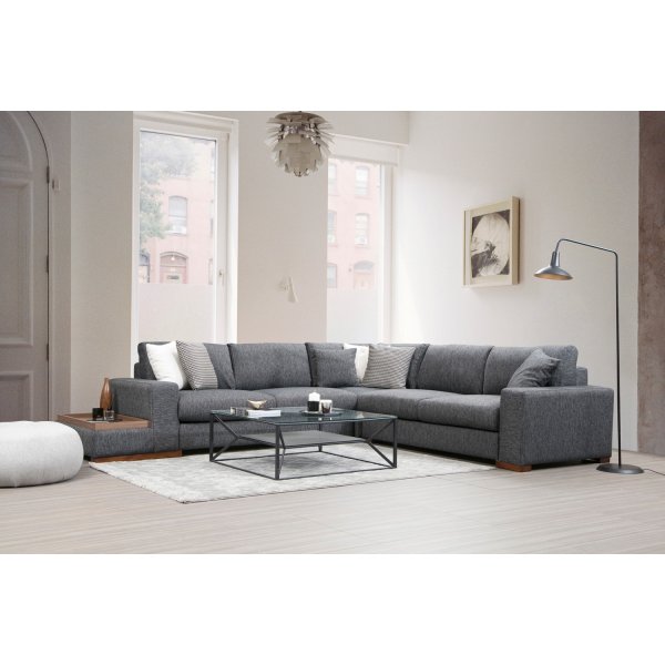 Look hj�rnesofa - Antrasitt