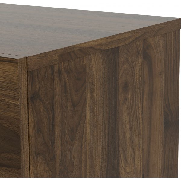 Pepe bred kommode med 4 skuffer - Valn�tt