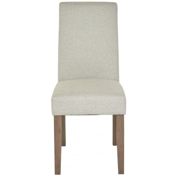 Axel spisestol - Beige (stoff) / Brune ben Axel spisestol - Beige (stoff) / Brune ben