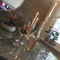 Kundebilde Plaza rundt spisebord - Grå marmor/Messing